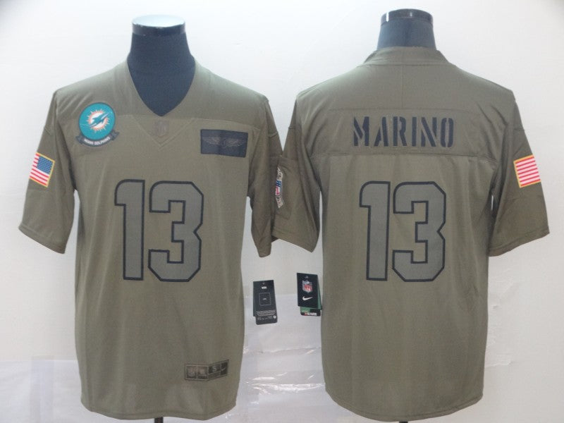 Dan Marino Miami Dolphins camo Salute To Service jersey