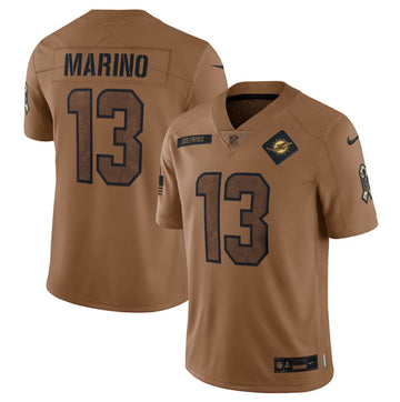 Dan Marino Miami Dolphins brown Salute To Service jersey