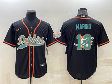Dan Marino Miami Dolphins black jersey