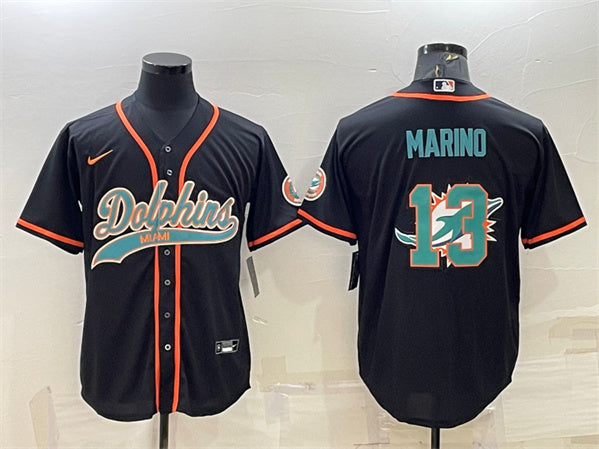 Dan Marino Miami Dolphins black jersey