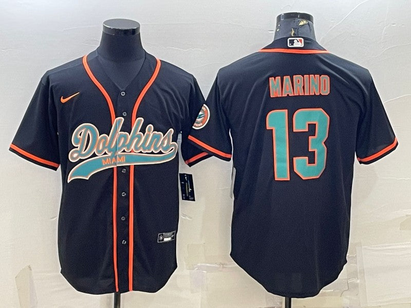 Dan Marino Miami Dolphins black jersey