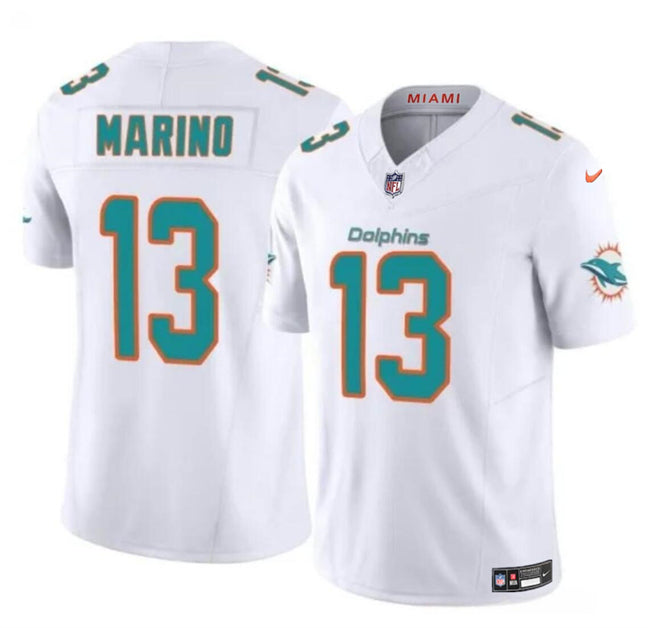 Dan Marino Miami Dolphins white FUSE jersey