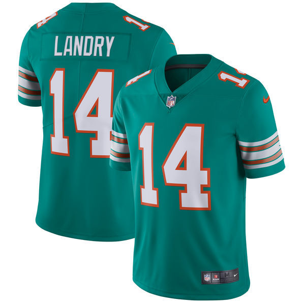 Jarvis Landry Miami Dolphins aqua jersey