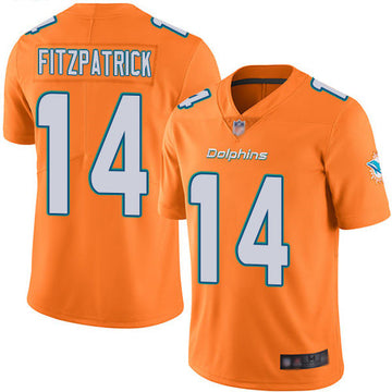 Ryan Fitzpatrick Miami Dolphins orange jersey