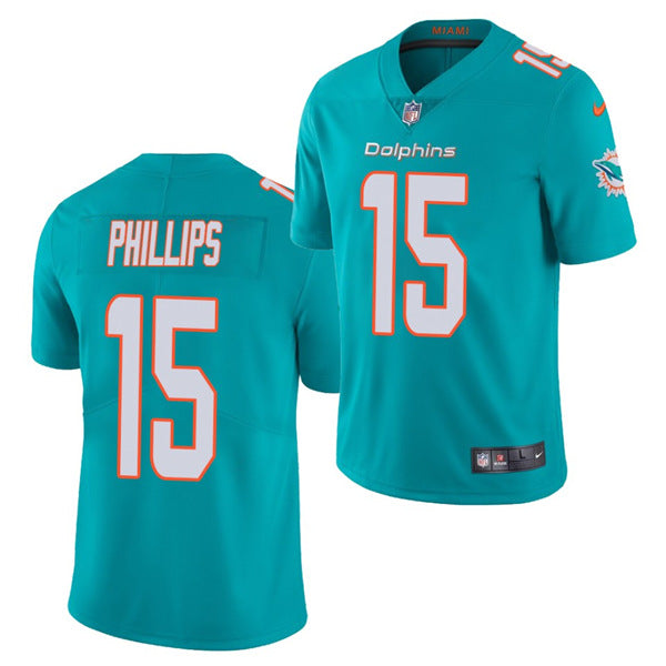 Jaelan Phillips Miami Dolphins aqua jersey