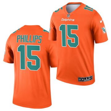 Jaelan Phillips Miami Dolphins orange Inverted Legend jersey