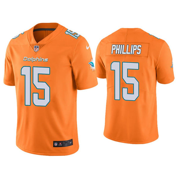 Jaelan Phillips Miami Dolphins orange jersey