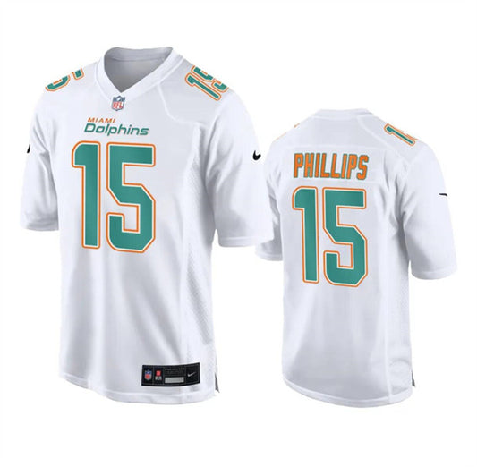 Miami Dolphins #15 Jaelan Phillips White Fashion Jersey