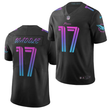 Jaylen Waddle Miami Dolphins black City Edition jersey