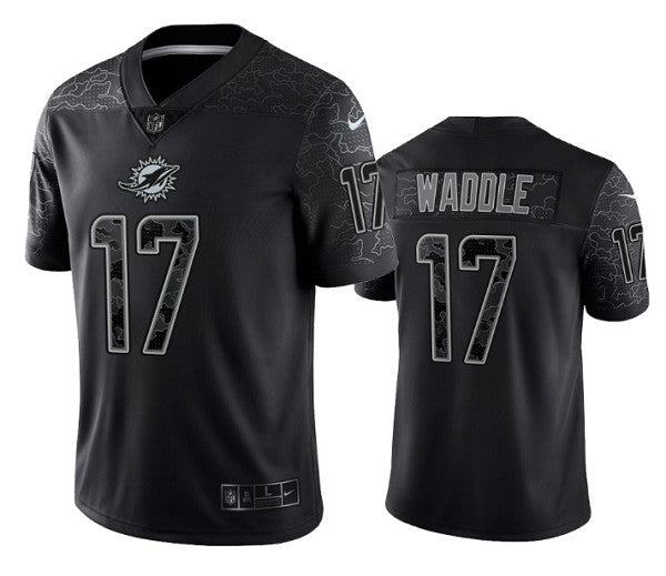 Jaylen Waddle Miami Dolphins black jersey
