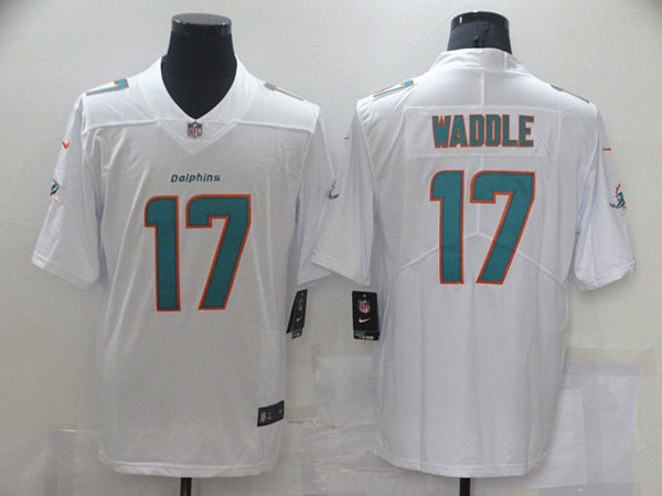 Jaylen Waddle Miami Dolphins white jersey