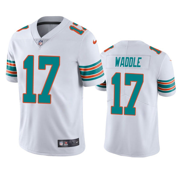 Jaylen Waddle Miami Dolphins white jersey
