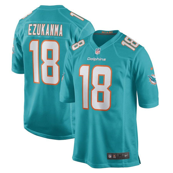 Erik Ezukanma Miami Dolphins aqua Game jersey