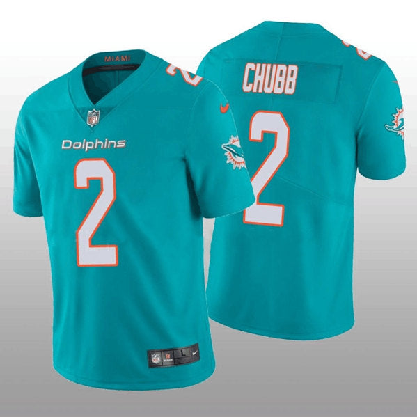 Bradley Chubb Miami Dolphins aqua jersey