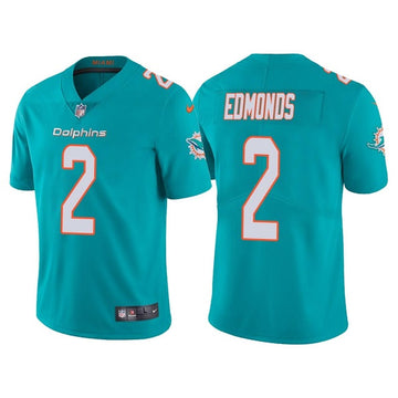 Chase Edmonds Miami Dolphins aqua jersey