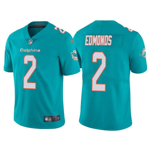 Chase Edmonds Miami Dolphins aqua jersey