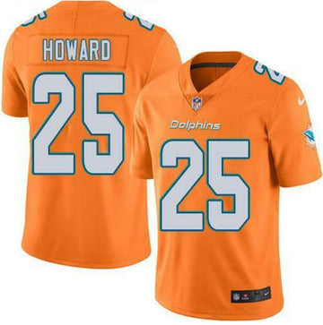 Xavien Howard Miami Dolphins orange jersey
