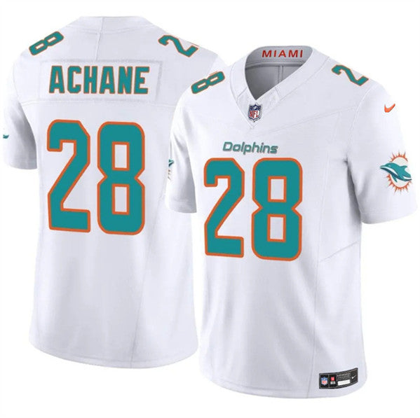 De'Von Achane Miami Dolphins white FUSE jersey