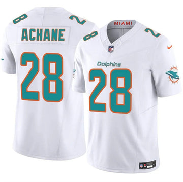 De'Von Achane Miami Dolphins white FUSE jersey
