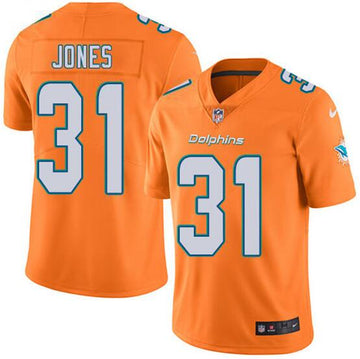 Byron Jones Miami Dolphins orange jersey
