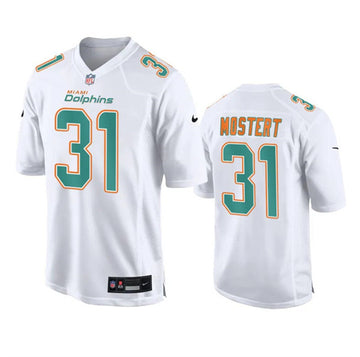 Raheem Mostert Miami Dolphins white Fashion jersey