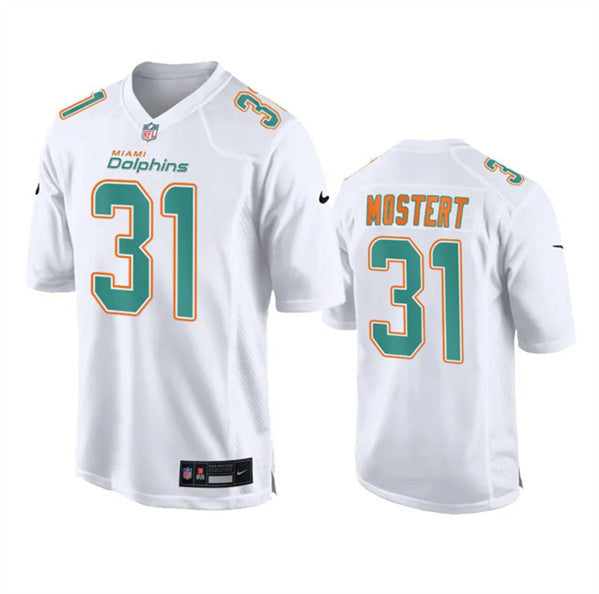 Raheem Mostert Miami Dolphins white Fashion jersey