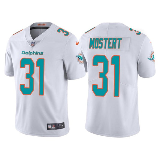 Miami Dolphins #31 Raheem Mostert White Jersey