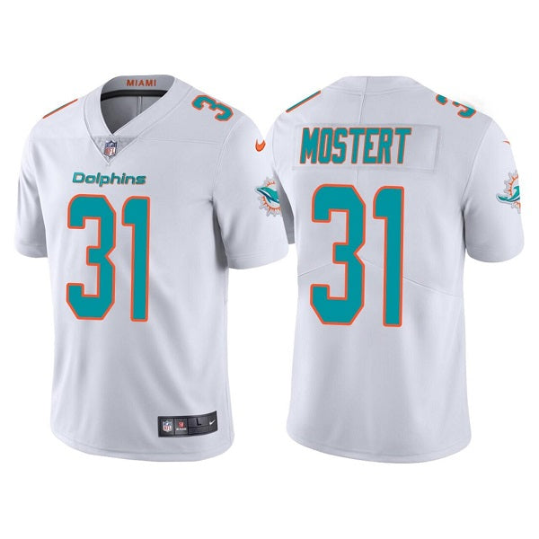 Raheem Mostert Miami Dolphins white jersey