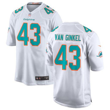 Andrew Van Ginkel Miami Dolphins white jersey