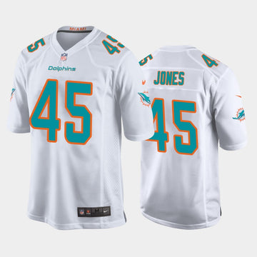 Brandon Jones Miami Dolphins white jersey