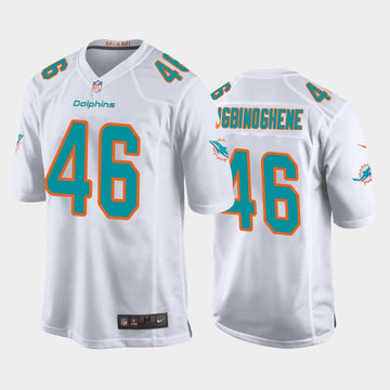 Noah Igbinoghene Miami Dolphins white jersey