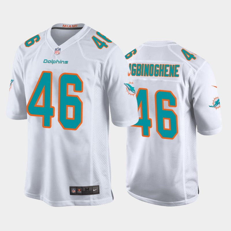 Noah Igbinoghene Miami Dolphins white jersey