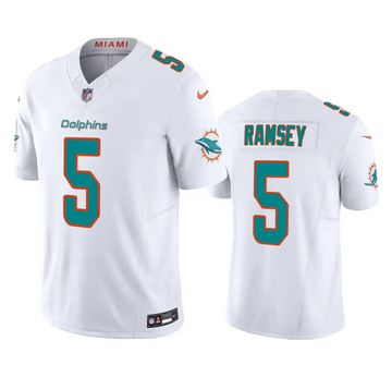 Jalen Ramsey Miami Dolphins white FUSE jersey