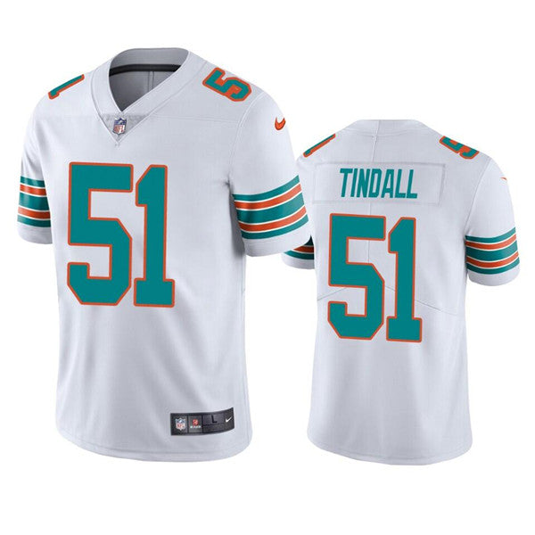 Channing Tindall Miami Dolphins white Color Rush jersey