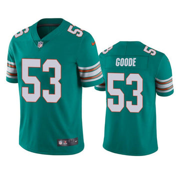 Cameron Goode Miami Dolphins aqua Color Rush jersey
