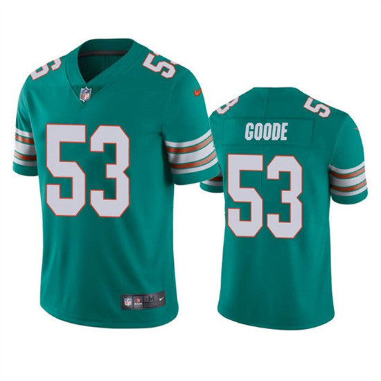 Cameron Goode Miami Dolphins aqua Color Rush jersey