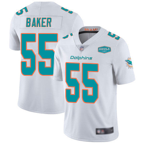 Jerome Baker Miami Dolphins white jersey