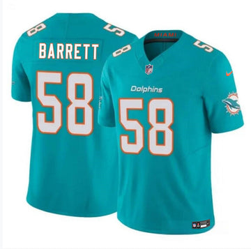 Shaquil Barrett Miami Dolphins aqua FUSE jersey