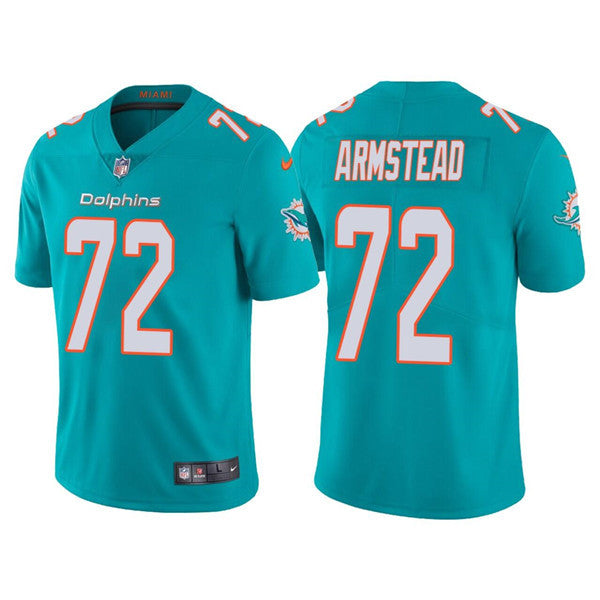 Terron Armstead Miami Dolphins aqua jersey