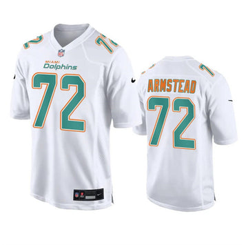 Terron Armstead Miami Dolphins white Fashion jersey