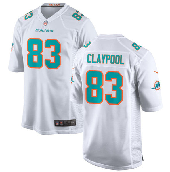 Chase Claypool Miami Dolphins white Game jersey