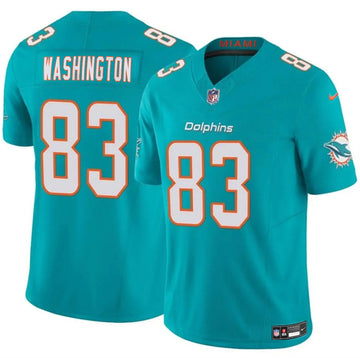 Malik Washington Miami Dolphins aqua FUSE jersey