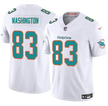 Malik Washington Miami Dolphins white FUSE jersey