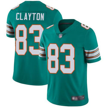 Mark Clayton Miami Dolphins aqua jersey