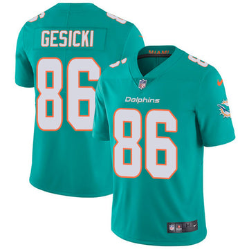 Mike Gesicki Miami Dolphins aqua jersey