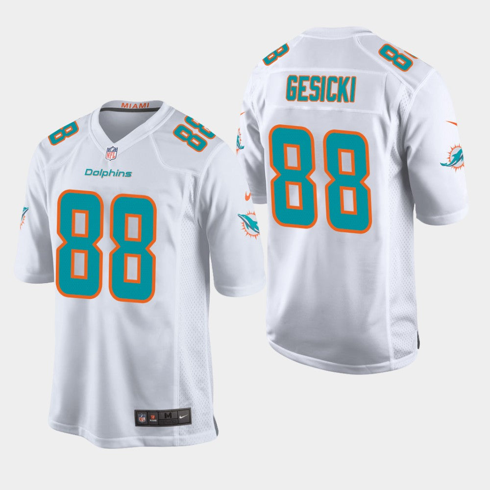Mike Gesicki Miami Dolphins white jersey
