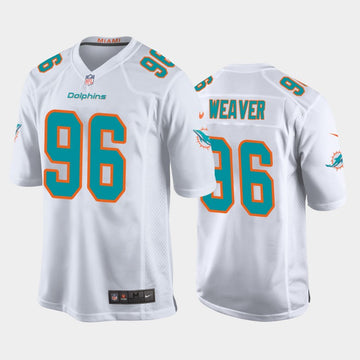 Curtis Weaver Miami Dolphins white jersey
