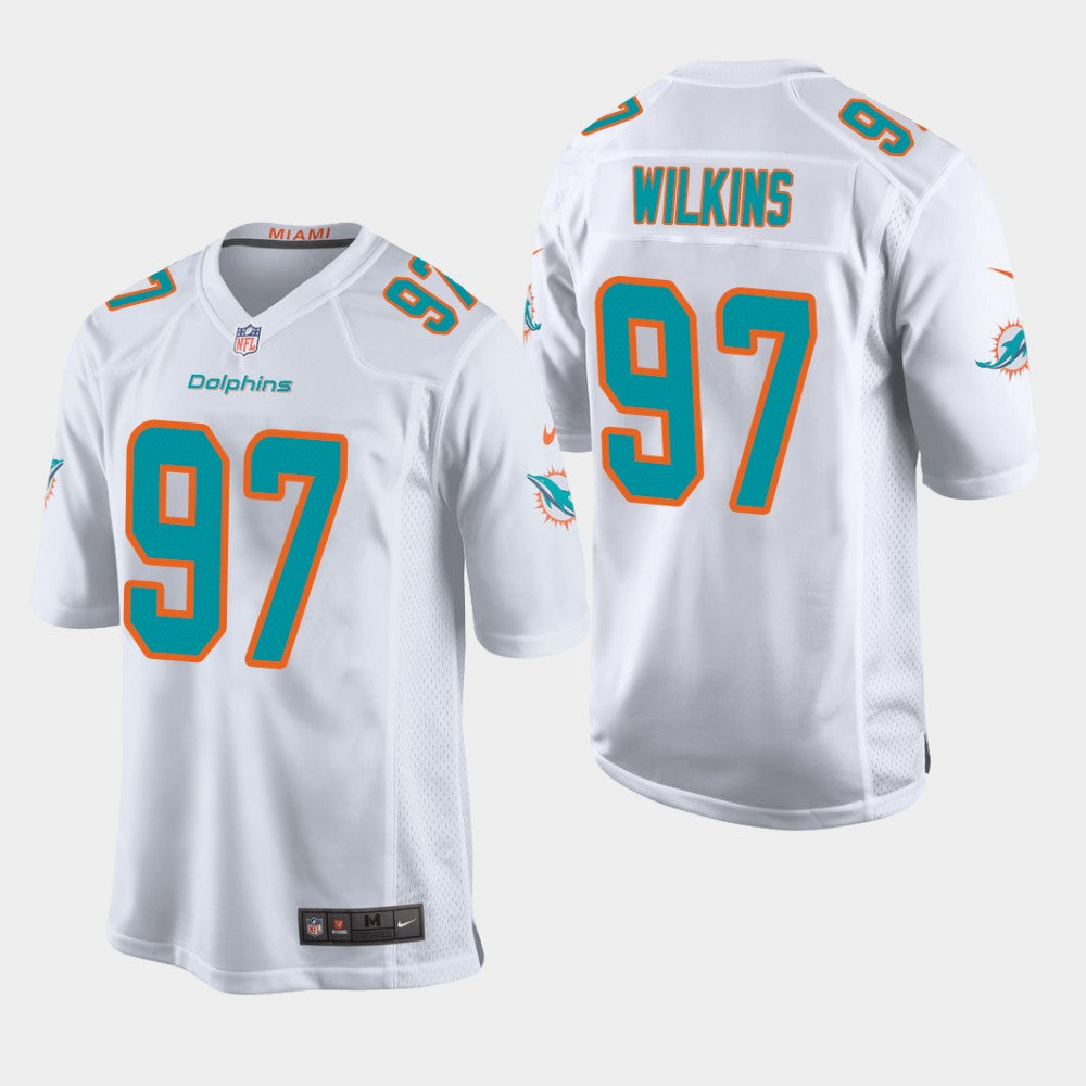 Christian Wilkins Miami Dolphins white jersey