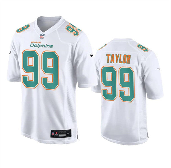 Jason Taylor Miami Dolphins white Fashion jersey
