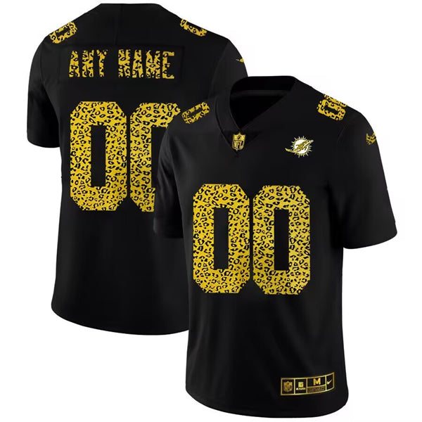 Custom Miami Dolphins black Fashion jersey